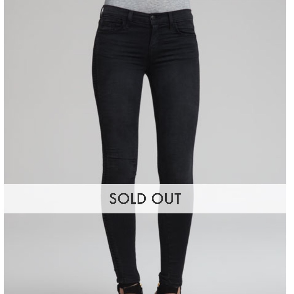 J Brand Mid Rise Super Skinny Jeans